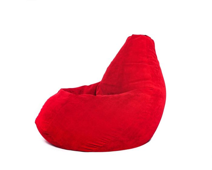 Кресло мешок груша L Red Velvet